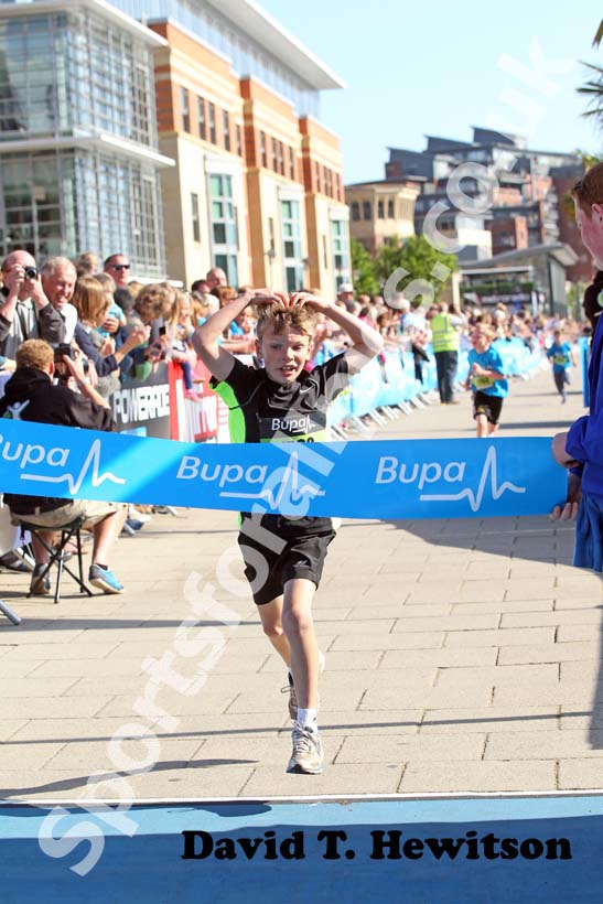 Finish of the 2012 BUPA Mini Great North Run.